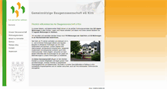 Desktop Screenshot of baugenossenschaft-kirn.de